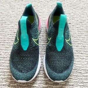 Blue and Black  Epic Phantom Flyknit Nike running sneakers